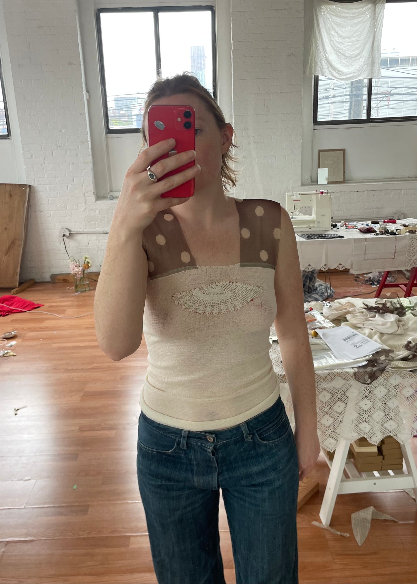 Lace Patch Tank