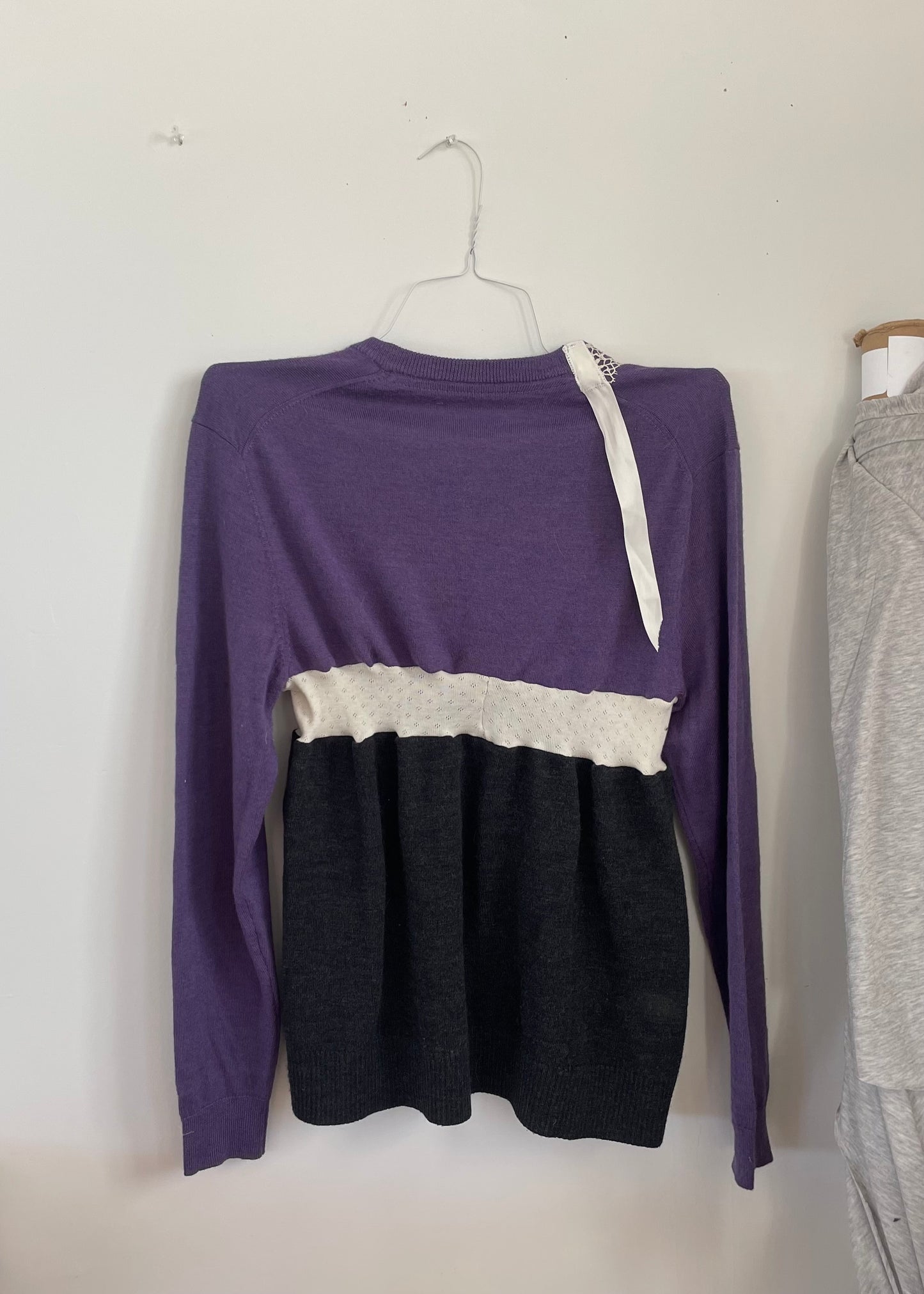 Antique lace sweater