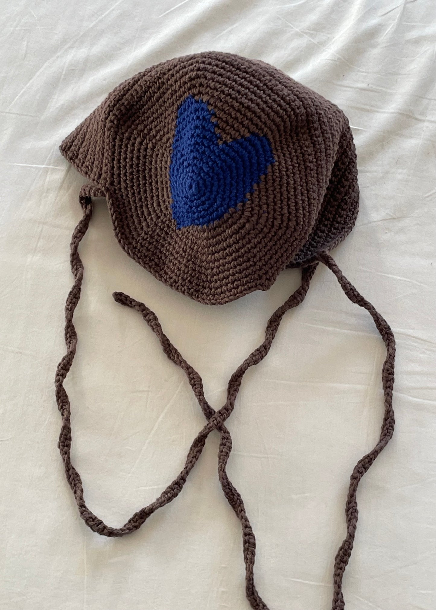 v day bonnet - earth and lapis