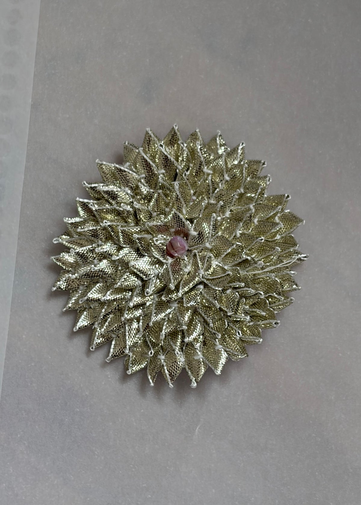 sun star brooch, mini