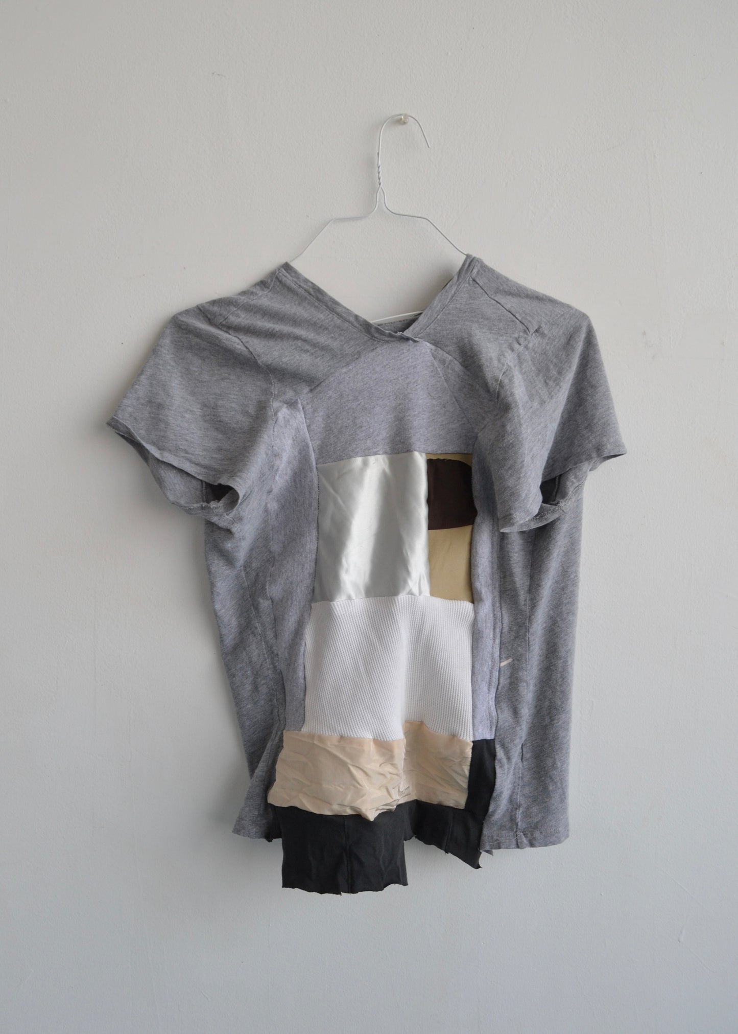patchwork grey tee
