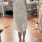 Diamond patchwork dress