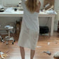Diamond patchwork dress