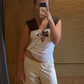 Ribbon brooch tank