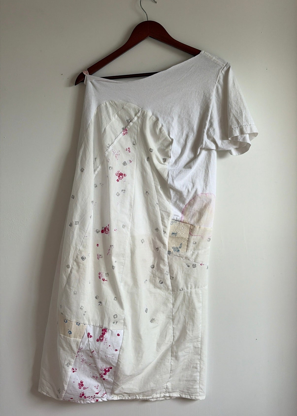 Diamond patchwork dress