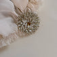 sun star brooch, mini