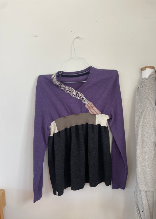 Antique lace sweater