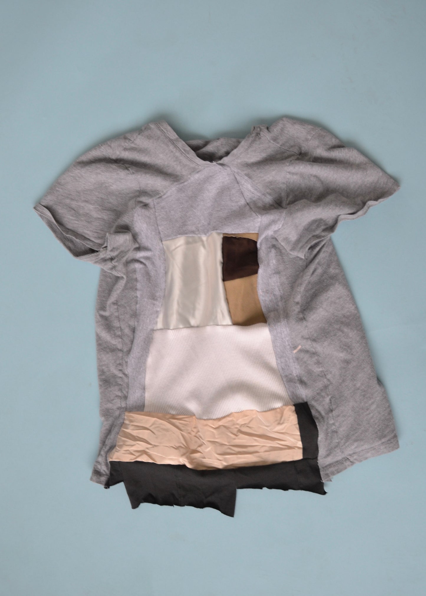patchwork grey tee