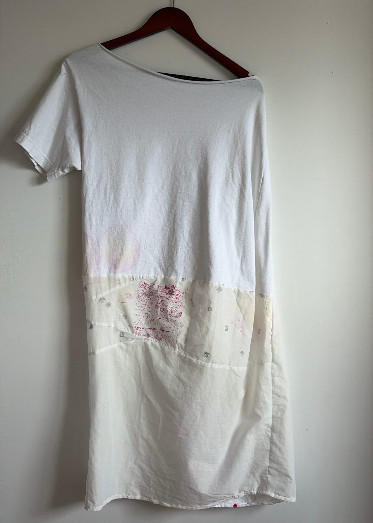 Diamond patchwork dress
