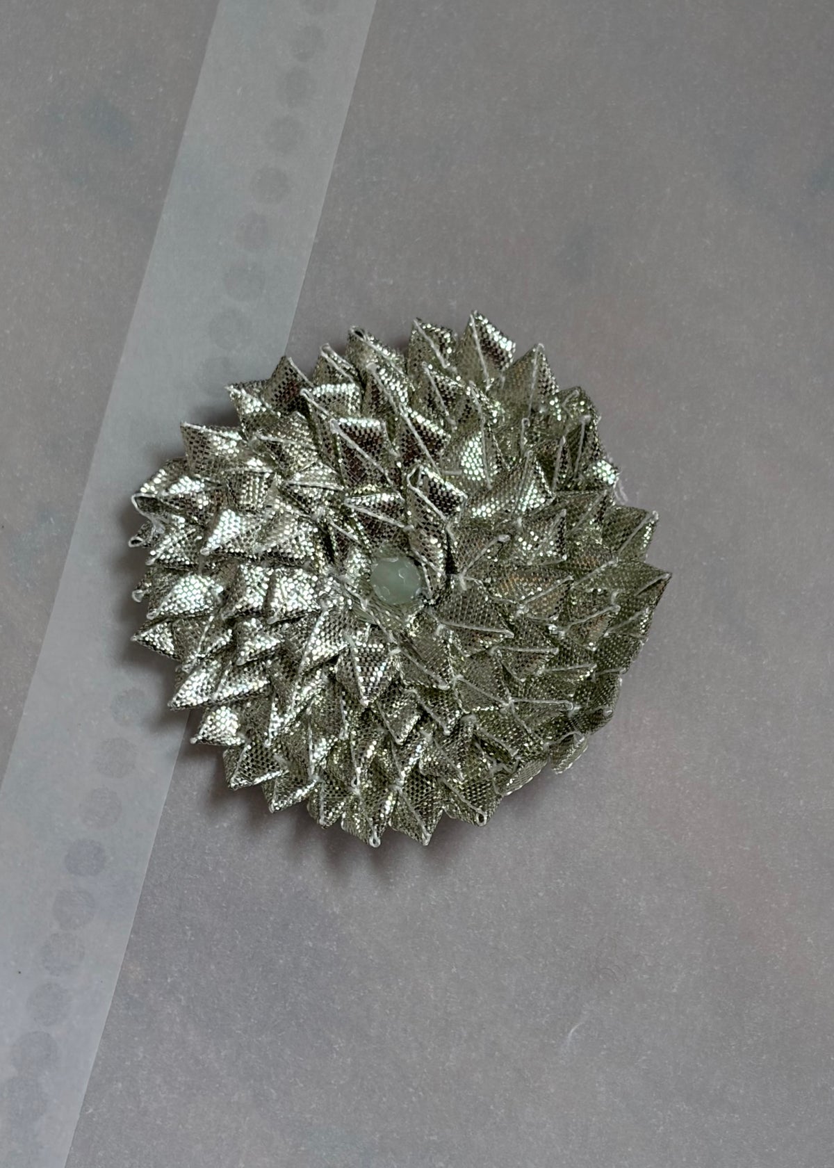 sun star brooch, mini